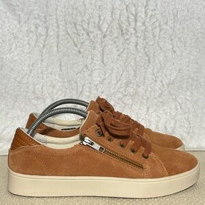 Revitalign Womens Orthotic Suede Casual Walking Sneakers Shoes SZ US 7.5B